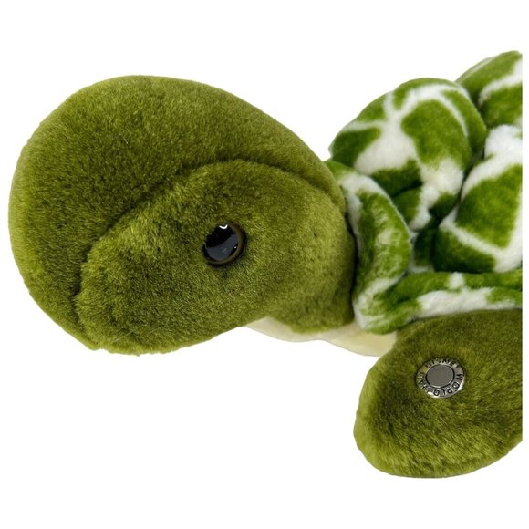 Walt Disney World Living Seas Turtle Plush Green Epcot 13" Stuffed Animal Button - Picture 4 of 13